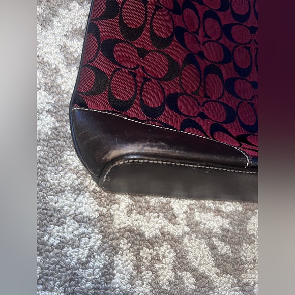 Coach Vintage Canvas HoBo Shoulder Bag ❤️ - Picture 14 of 17